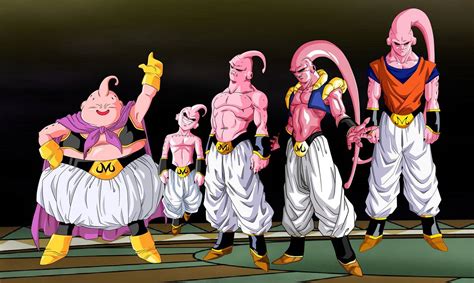 majin buu flaco|Transformaciones de Boo 